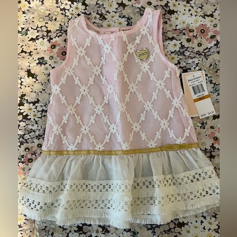 Girls Juicy couture  tank top Size 3T
